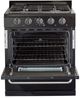 Unique® Appliances Classic 30" Black Freestanding Liquid Propane Gas Range-1