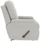 Flexsteel® Kerrie Silver Glacier Swivel Gliding Recliner-2