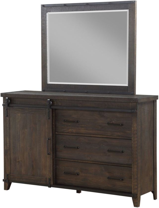 Holland House Furniture Montana Charcoal Drawer Dresser with Barn Door Hardware & Soft-Closing Drawers | Big Sandy Superstore | Furniture, Mattress, Appliance Superstore Holland House Furniture Montana Charcoal Drawer Dresser with Barn Door Hardware & Soft-Closing Drawers | Big Sandy Superstore | Furniture, Mattress, Appliance Superstore