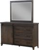 Holland House Furniture Montana Charcoal Drawer Dresser with Barn Door Hardware & Soft-Closing Drawers-1