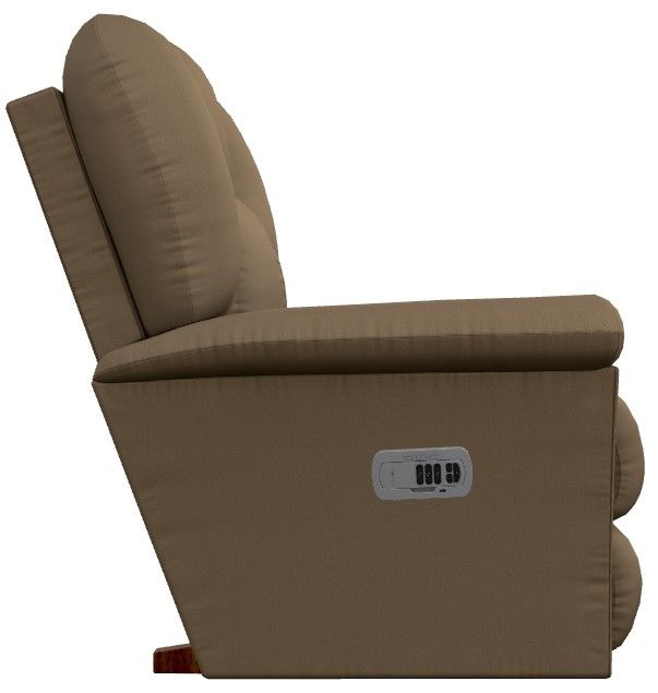La-Z-Boy® Jasper Mocha Power Rocking Recliner with Headrest-3