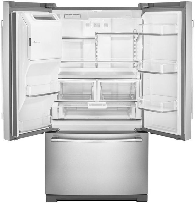 Maytag® 36 in. 26.8 Cu. Ft. Fingerprint Resistant Stainless Steel French Door Refrigerator-1