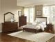 Vaughan-Bassett French Market French Cherry Queen Upholstered Bed-3