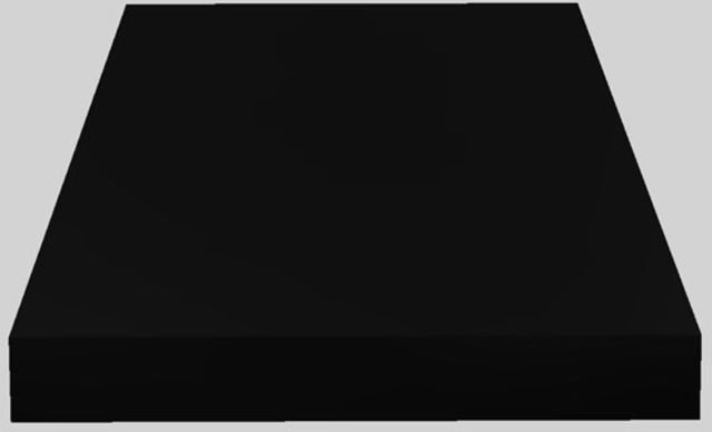 Vent-A-Hood® Designer Series 48" Black Wall Mounted Range Hood-0