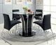 Furniture of America® Mauna Black Counter Chair-2