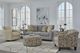 Fusion Furniture Amos Mink Bixby Sunflower Cocktail Ottoman-1