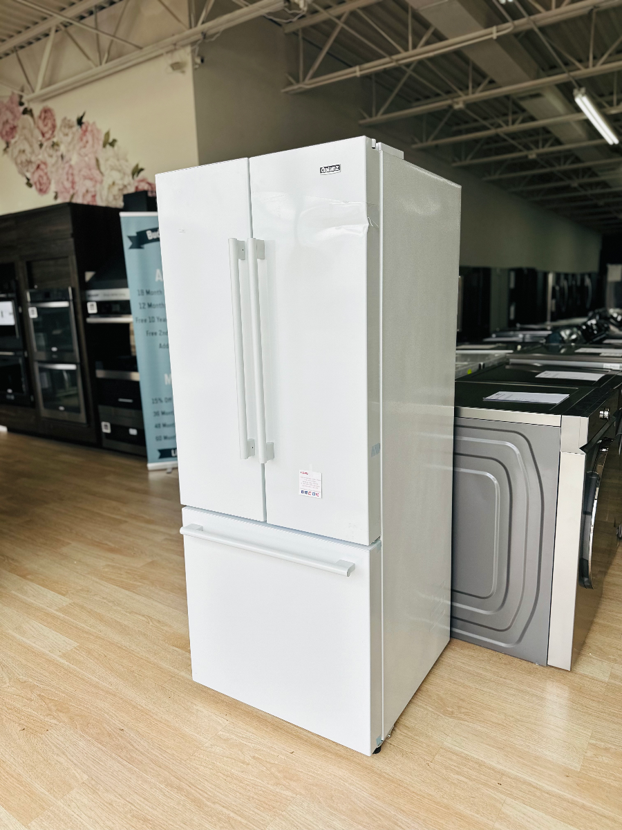 Galanz 16 Cu. Ft. White French Door Refrigerator | Budget