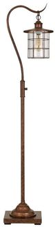 Cal® Lighting & Accessories Silverton Rust Floor Lamp-0