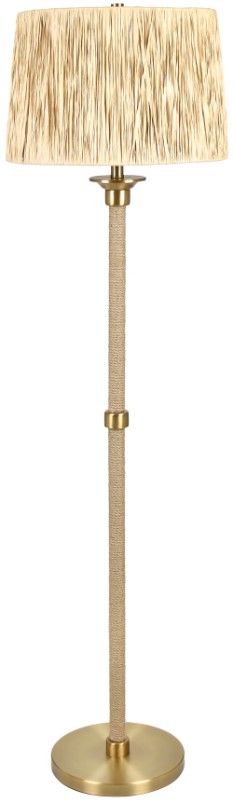 Crestview Collection Samara Tan Floor Lamp-0