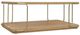 Hooker® Furniture Banyon Bay Desert Oak Cocktail Table with Brushed Brass Support-0
