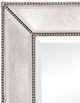 Bassett Mirror Beaded Silverleaf Floor Mirror-1