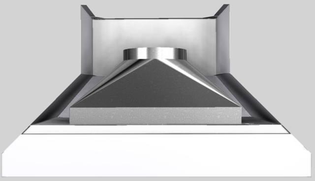 Vent-A-Hood® 54" White Wall Mounted Range Hood-2