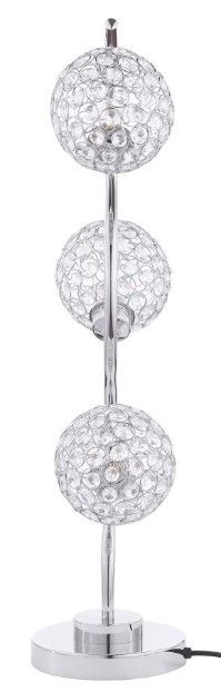 Coaster® Amberley Chrome 3-Light Curvy Metal Table Lamp -2