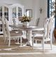 Liberty Furniture Magnolia Manor 7-Piece Antique White/Ivory/Weathered Bark Double Pedestal Dining Set-1