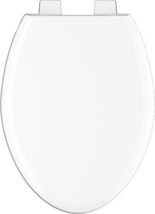 DELTA Sanborne® White Elongated Slow-Close Toilet Seat-2