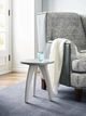 Hammary® Hidden Treasures Gray Blossom Inlay Accent Table-1