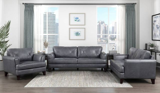 Homelegance® Thierry Burnish Gray Chair-1