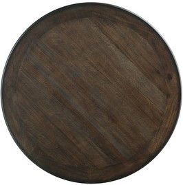 Mazin Furniture Asher Antique Black Counter Height Dining Table-2