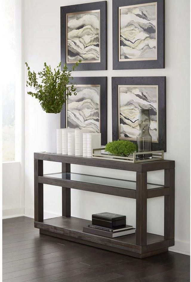 Modus Furniture Oxford Basalt Gray Console Table-1