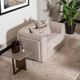 Michael Amini® Canberra Light Ash Chair and a Half-1