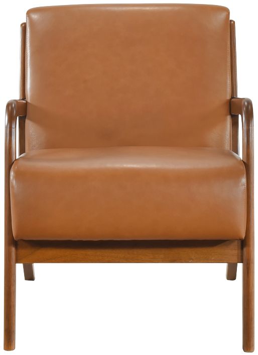 Homelegance® Gabe Matt Brown Accent Chair-2