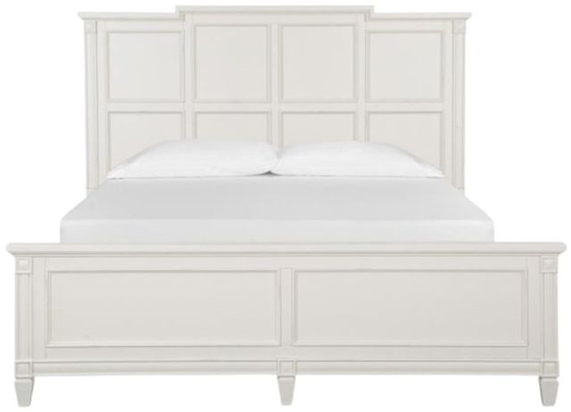 Magnussen Home® Willowbrook Egg Shell White King Panel Bed-1