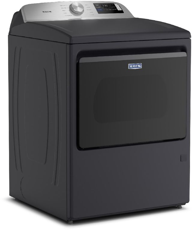 Maytag 7.4 Cu. Ft. Midnight Steel Electric Dryer with Advanced Moisture Sensing-3
