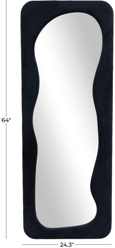 Deco Marche Black Tall Wall Mirror-2