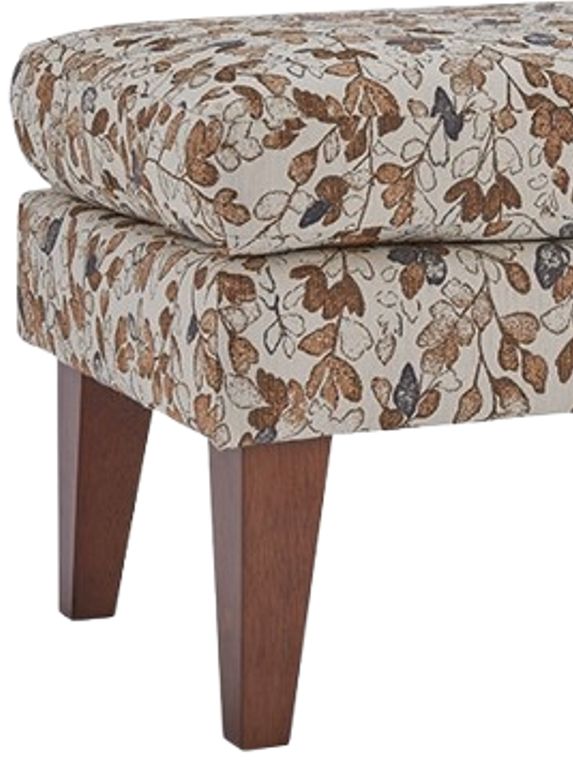 Best® Home Furnishings Customizable F70 Ottoman with Espresso Legs-1