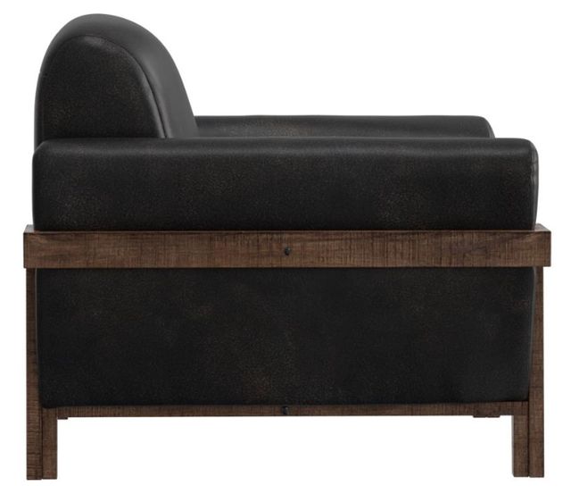 International Furniture Direct Loft Brown Black/Brown Accent Chair-2