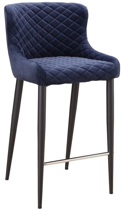 Moe's Home Collection Etta Dark Blue Counter Stool-2