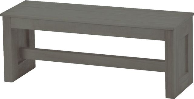 Crate Designs™ Furniture Graphite Wood Top Bench-0