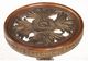 Michael Amini® Villa Valencia® Classic Chestnut Chair Side Table with Glass Insert -2