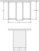 Amisco Customizable Zoel Thermo Fused Laminate Rectangular Table-1
