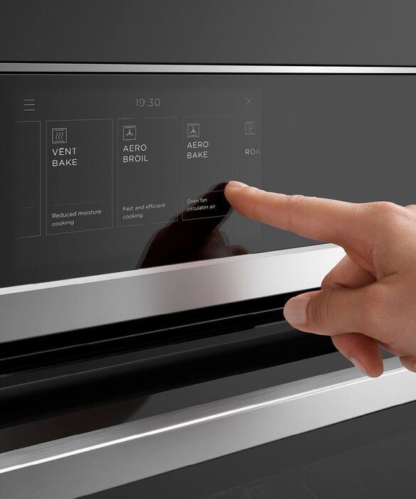 Fisher & Paykel Series 9 24" Stainless Steel Electric Built In Single Oven-2