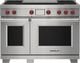 Wolf® 48" Stainless Steel Pro Style Dual Fuel Range and French Top-0