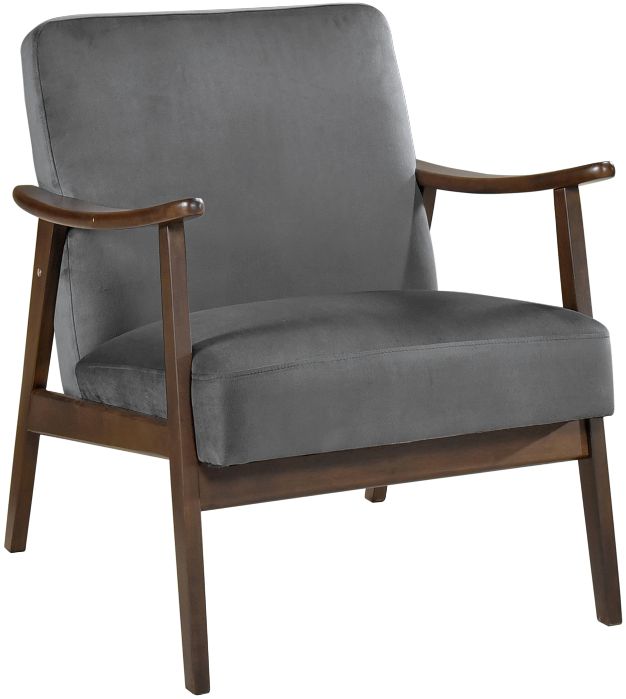 Homelegance® Landers Dark Gray Accent Chair-0