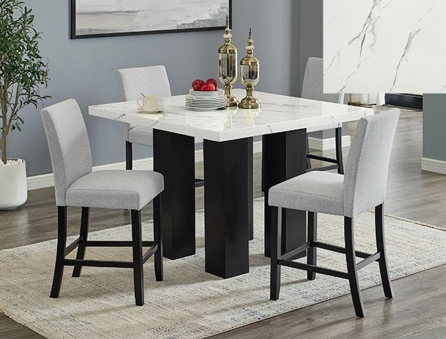 Crown Mark Parkside Black Counter Height Table Base-1