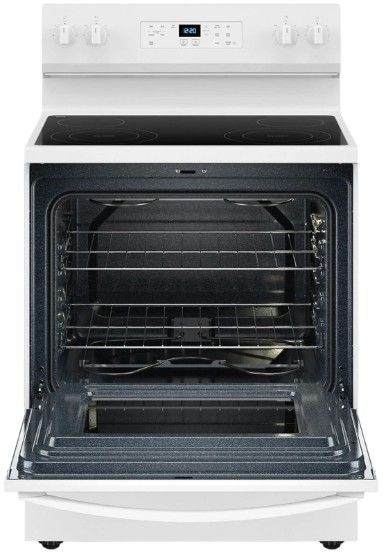 Whirlpool® 30" White Freestanding Electric Range with Self Clean-1