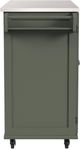 homestyles® Dolly Madison Green Kitchen Cart-3
