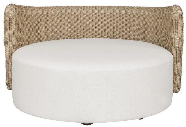 Uttermost® Sunset Oatmeal/Oyster White Outdoor Round Swivel Day Bed-2