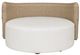 Uttermost® Sunset Oatmeal/Oyster White Outdoor Round Swivel Day Bed-2