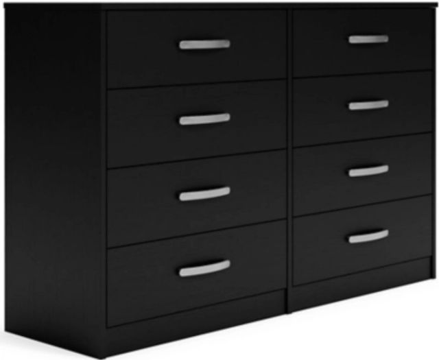 Signature Design by Ashley® Finch 5-Piece Black Full Panel Headboard Bedroom Set-2
