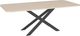 Amisco Customizable Ascencio 84" Rectangular Dining Table with Radius Corners and 1" White Oak Veneer Top-0