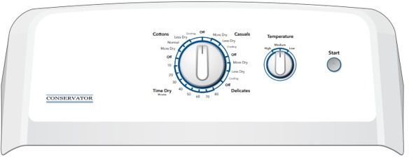 Crosley® 7.2 Cu. Ft. White Front Load Electric Dryer -1