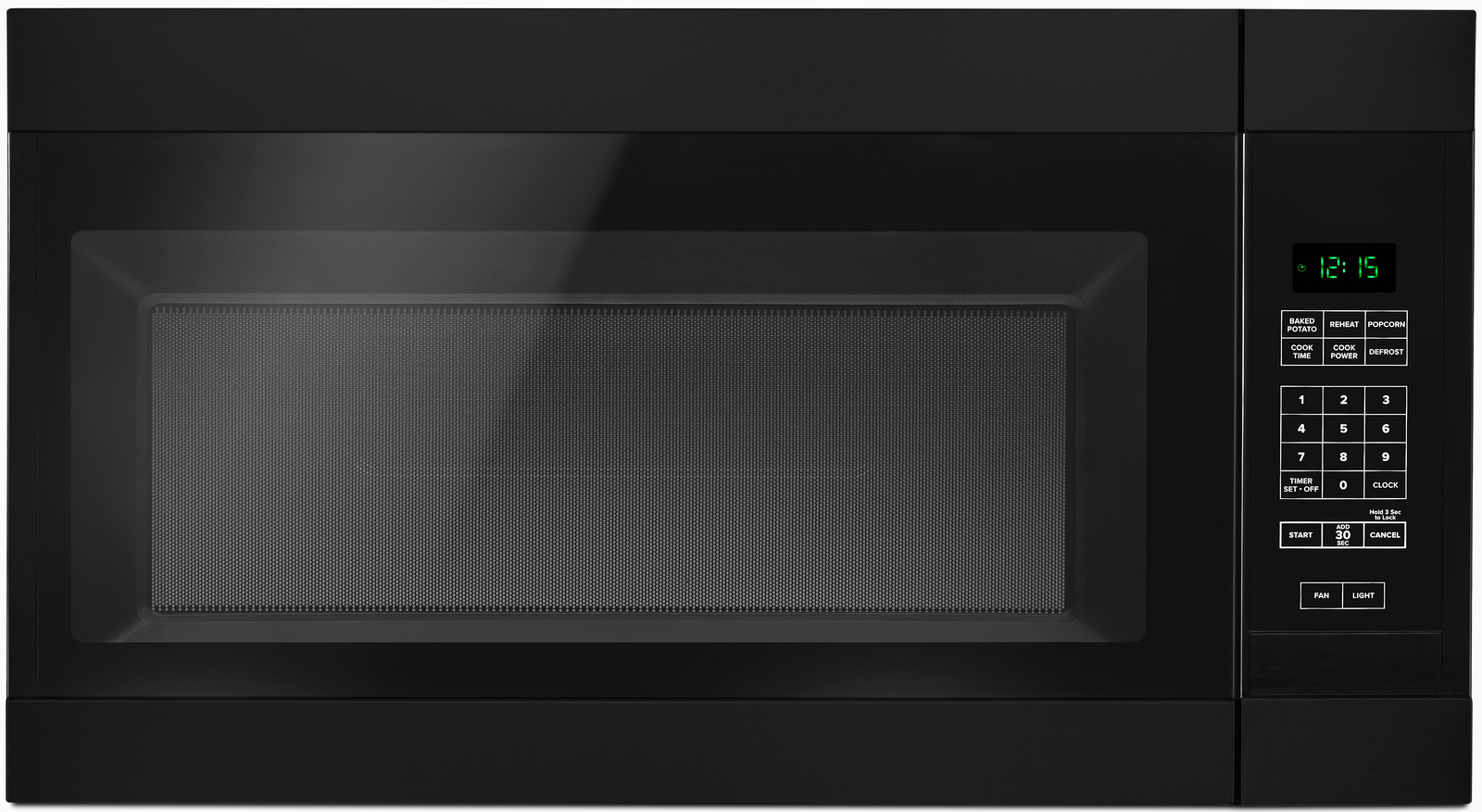 Amana® 1.6 Cu. Ft. Black Over The Range Microwave