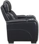 Homelegance® Apex Black Power Recliner with Headrest-4