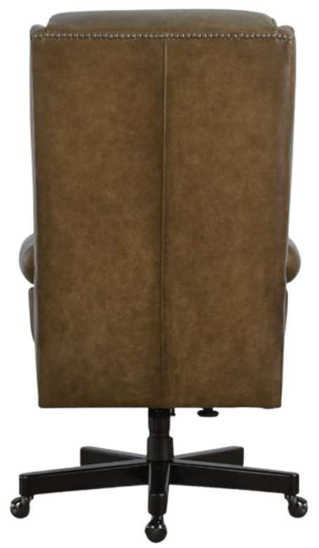 Hooker® Furniture EC Tucker Espresso Brown Executive Swivel Tilt Office Chair-4
