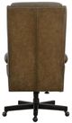 Hooker® Furniture EC Tucker Espresso Brown Executive Swivel Tilt Office Chair-4