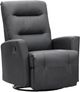 Elran L0902 Dark Gray Manual Glider Rocker Recliner-0
